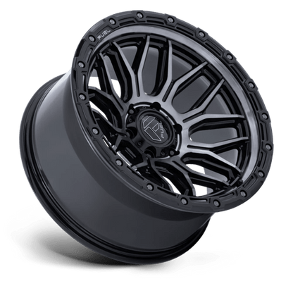 Fuel 1PC | FC881 SURGE | 20.0x10.00 | 8X165.1 | -18 | GLOSS BLACK MACHINED W/ GTCC