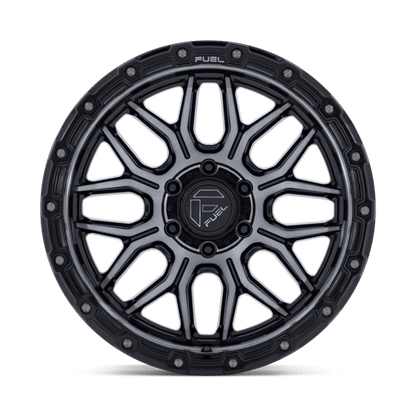 Fuel 1PC | FC881 SURGE | 17.0x9.00 | 6X135 | 20 | GLOSS BLACK MACHINED W/ GTCC
