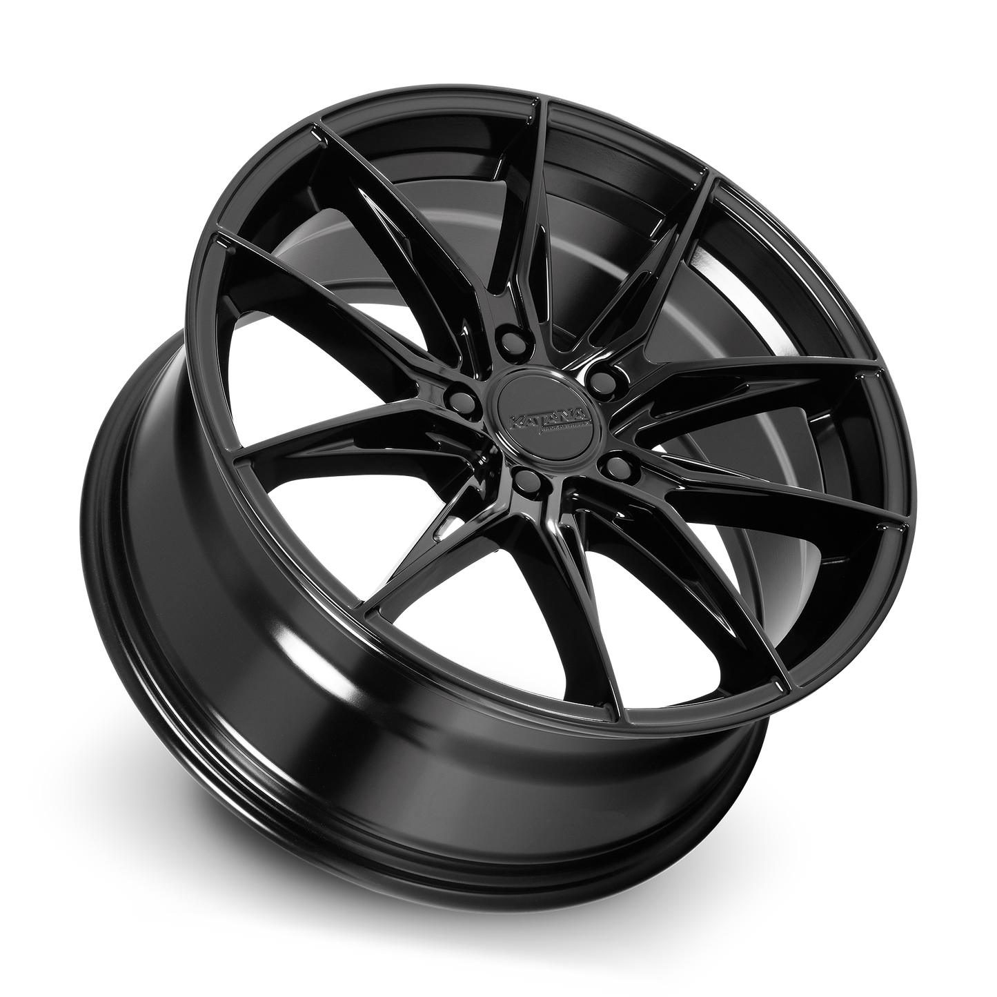 KATANA RACING KR10 Glossy Black | 20x8.5 | 5x120 | +40mm | KR10-208545GB