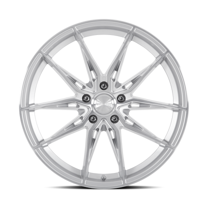 KATANA RACING KR10 Glossy Silver Machine Face | 20x8.5 | 5x100 | +40mm | KR10-208550GSF