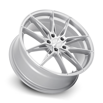 KATANA RACING KR10 Glossy Silver Machine Face | 20x8.5 | 5x120 | +40mm | KR10-208545GSF