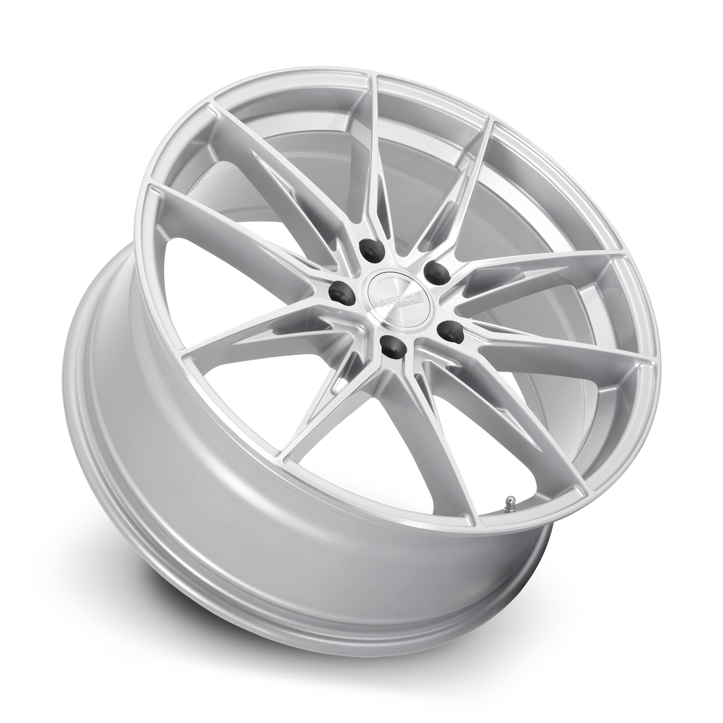 KATANA RACING KR10 Glossy Silver Machine Face | 20x8.5 | 5x105 | +40mm | KR10-208556GSF