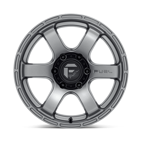 Fuel 1PC | D767 RUSH | 18.0x9.00 | 6X139.7 | -12 | MATTE GUN METAL