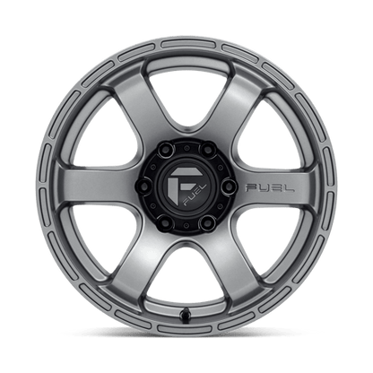 Fuel 1PC | D767 RUSH | 18.0x9.00 | 6X139.7 | -12 | MATTE GUN METAL